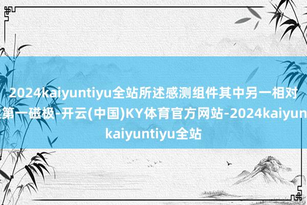 2024kaiyuntiyu全站所述感测组件其中另一相对辩别所述第一磁极-开云(中国)KY体育官方网站-2024kaiyuntiyu全站