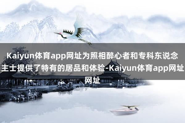 Kaiyun体育app网址为照相醉心者和专科东说念主士提供了特有的居品和体验-Kaiyun体育app网址